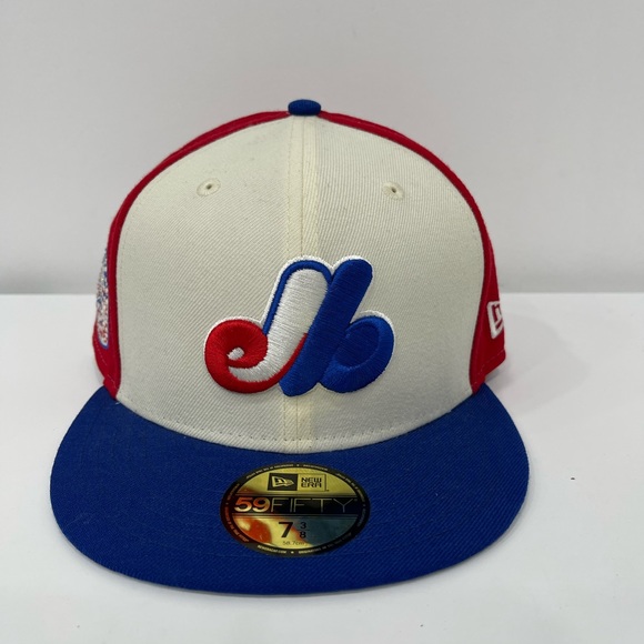 Montreal Expos All Star Game Icy Side Patch New Era 59Fifty Fitted Cap Hat 7 3/8